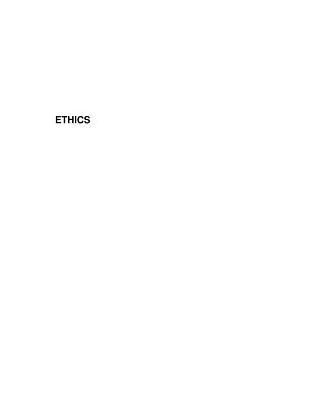 Etika: Etika: prehľad: Etika a etika v Európe: kniha o etike a etika v Európe: prehľad - Ethics: A Review