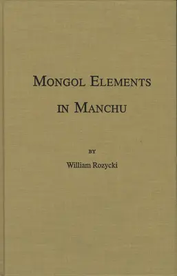 Mongolské prvky v Mandžusku - Mongol Elements in Manchu