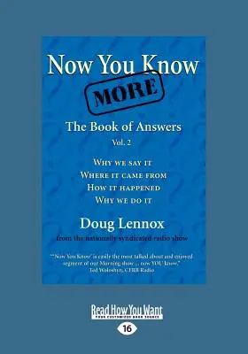 Teraz vieš viac: (Large Print 16pt) - Now You Know More: The Book of Answers, Vol. 2 (Large Print 16pt)
