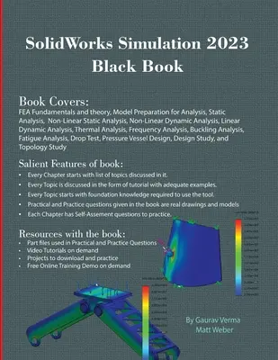 SolidWorks Simulation 2023 Čierna kniha - SolidWorks Simulation 2023 Black Book