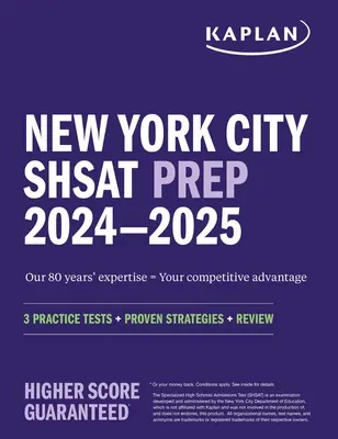 New York City Shsat Prep 2024-2025: 3 cvičné testy + osvedčené stratégie + prehľad - New York City Shsat Prep 2024-2025: 3 Practice Tests + Proven Strategies + Review