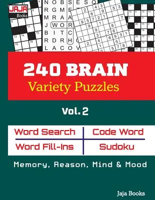 240 rozmanitých hádaniek pre mozog; 2. diel - 240 BRAIN Variety Puzzles; Vol. 2