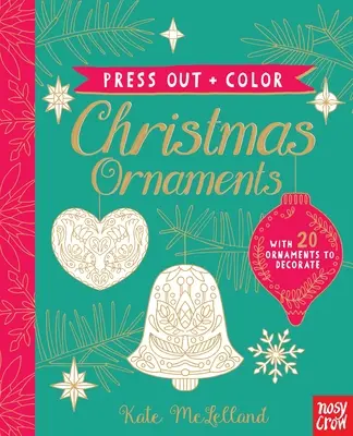 Vytlač a vyfarbi: Vianočné ozdoby - Press Out and Color: Christmas Ornaments