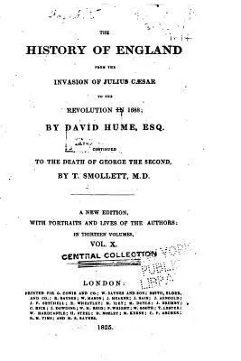 Dejiny Anglicka od invázie Júlia Cézara po revolúciu v roku 1688 - The History of England, from the Invasion of Julius Caesar to the Revolution of 1688
