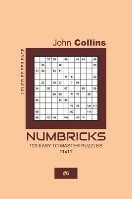 Numbricks - 120 ľahko zvládnuteľných puzzle 11x11 - 6 - Numbricks - 120 Easy To Master Puzzles 11x11 - 6