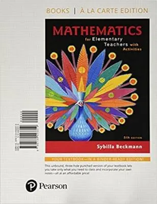 Mathematics for Elementary Teachers with Activities, Loose-Leaf Edition Plus Mylab Math -- 24 Month Access Card Package [With Access Code]