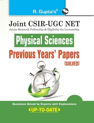 Spoločná učebnica CSIR-UGC NET: Physical Sciences - Previous Years Papers (Solved) - Joint CSIR-UGC NET: Physical Sciences - Previous Years' Papers (Solved)