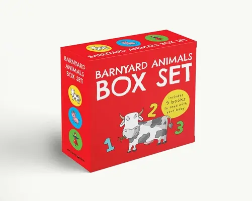 Súbor boxov o zvieratách zo stodoly: Moja prvá knižnica - The Barnyard Animals Box Set: My First Board Book Library