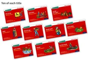 Čítajte Write Inc. Phonics: Červené knižočky Balenie 100 ks - Read Write Inc. Phonics: Red Ditty Books Pack of 100
