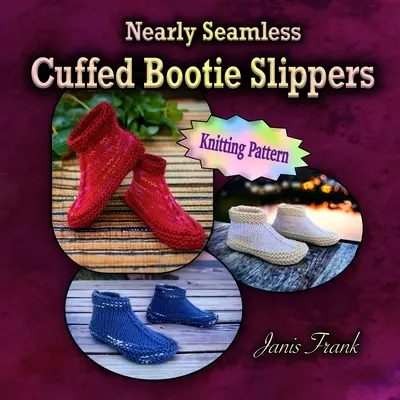 Takmer bezšvové papuče s manžetami pre dospelých - Nearly Seamless Cuffed Bootie Slippers for Adults