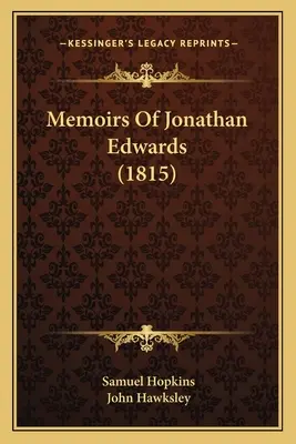 Spomienky Jonathana Edwardsa (1815) - Memoirs Of Jonathan Edwards (1815)
