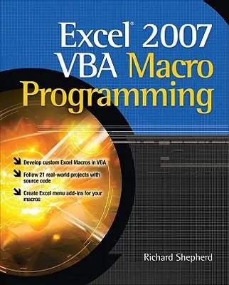 Programovanie makier Excel 2007 VBA - Excel 2007 VBA Macro Programming