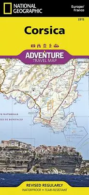 Korzika Mapa [Francúzsko] - Corsica Map [France]