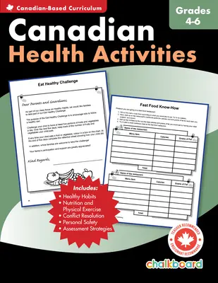 Aktivity v oblasti zdravia v kanadskom jazyku pre 4. - 6. ročník - Canadian Health Activities Grades 4-6