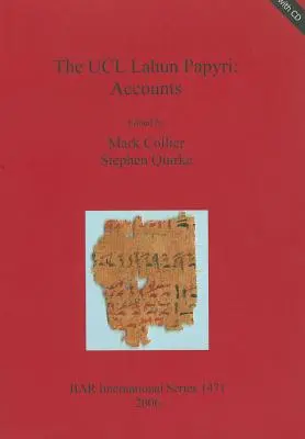 The UCL Lahun Papyri: [s CDROM] - The UCL Lahun Papyri: Accounts [With CDROM]