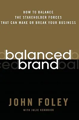 Vyvážená značka: Ako vyvážiť sily zainteresovaných strán, ktoré môžu vytvoriť alebo zničiť vašu firmu. - Balanced Brand: How to Balance the Stakeholder Forces That Can Make or Break Your Business
