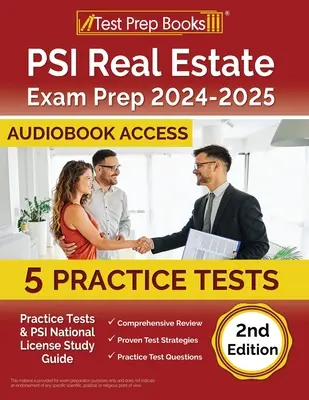 PSI Real Estate Exam Prep 2024-2025: Príručka: 5 praktických testov a študijná príručka k národnej licencii PSI [prístup k audioknihe] - PSI Real Estate Exam Prep 2024-2025: 5 Practice Tests and PSI National License Study Guide [Audiobook Access]