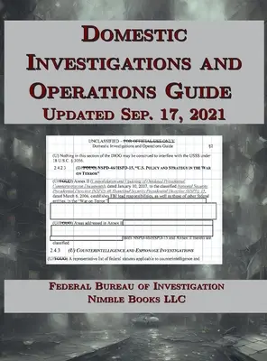Príručka pre domáce vyšetrovanie a operácie - Domestic Investigations and Operations Guide