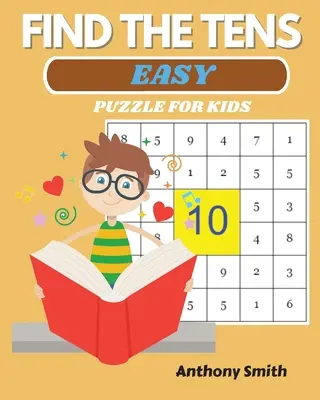 NOVINKA! Nájdi desiatky Puzzle pre deti Jednoduché zábavné a náročné matematické aktivity - NEW! Find The Tens Puzzle For Kids Easy Fun and Challenging Math Activity Book
