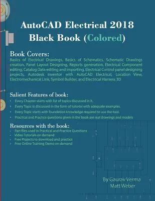 AutoCAD Electrical 2018 Black Book (farebná) - AutoCAD Electrical 2018 Black Book (Colored)