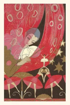 Vintage Journal Pierrot sledujúci tancujúce dámy - Vintage Journal Pierrot Watching Dancing Ladies