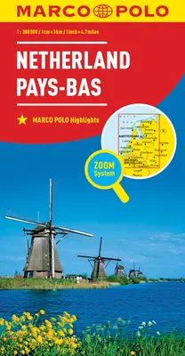 Holandsko Mapa Marco Polo - Netherlands Marco Polo Map