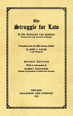 Boj za právo [1915] - The Struggle for Law [1915]
