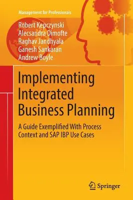 Implementácia integrovaného podnikového plánovania: Príručka s príkladmi kontextu procesov a príkladov použitia SAP IBP - Implementing Integrated Business Planning: A Guide Exemplified with Process Context and SAP IBP Use Cases