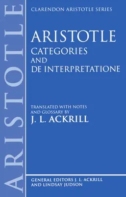 Aristotelove kategórie a de Interpretatione - Aristotle Categories and de Interpretatione