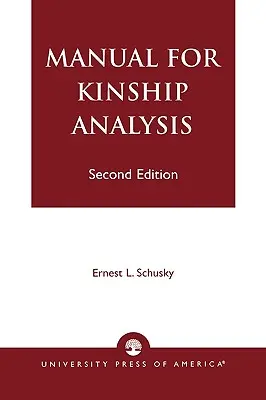 Príručka pre analýzu príbuzenstva - Manual for Kinship Analysis