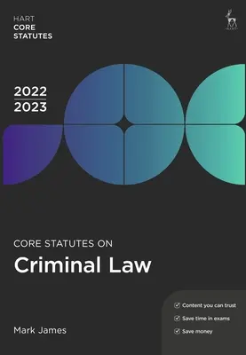 Základné zákony o trestnom práve 2022-23 - Core Statutes on Criminal Law 2022-23