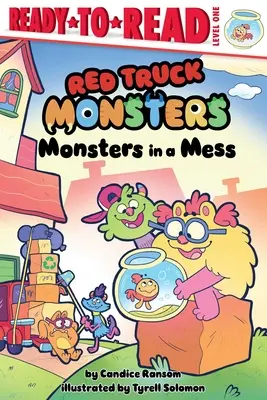 Príšerky v neporiadku: Úroveň 1: Pripravení na čítanie - Monsters in a Mess: Ready-To-Read Level 1