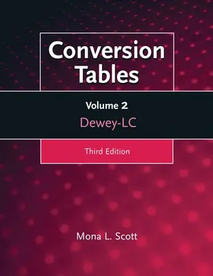 Prevodné tabuľky: Dewey-LC, 2. diel - Conversion Tables: Dewey-LC, Volume 2