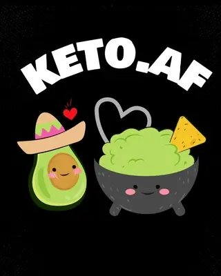 Keto.af: Keto darček na Valentína - rastlinná keto kuchárka - prázdny papierový zápisník na písanie obľúbených r - keto.af: Keto Valentines Day Gift - Plant Based Keto Cookbook - Blank Paperback Journaling Notebook To Write In Your Favorite R