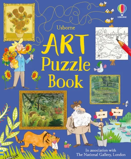 Kniha s výtvarnými hádankami - Art Puzzle Book