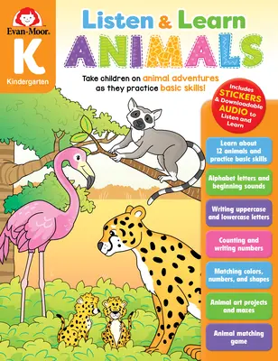 Počúvaj a uč sa: Trieda K - Listen and Learn: Animals, Grade K