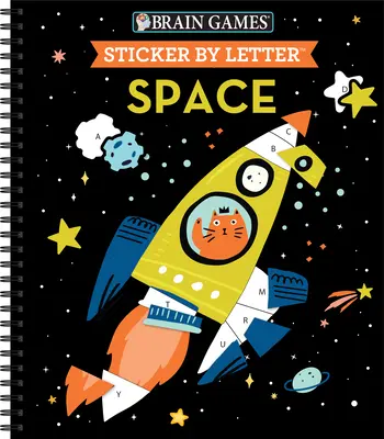 Hry na mozog - Nálepka podľa písmena: Hračky - nálepky (hry): Space - Brain Games - Sticker by Letter: Space