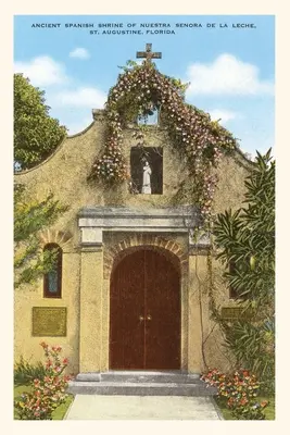 Vintage Journal Starý kostol, St. Augustine, Florida - Vintage Journal Old Church, St. Augustine, Florida