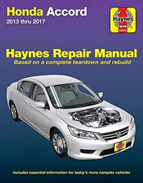 Honda Accord 2013 Thru 2017 Haynes Repair Manual