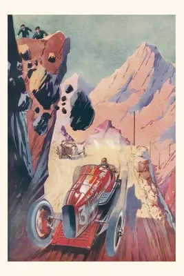 Vintage Journal Automobilové preteky s padajúcimi kameňmi - Vintage Journal Motor Car Race with Falling Rocks