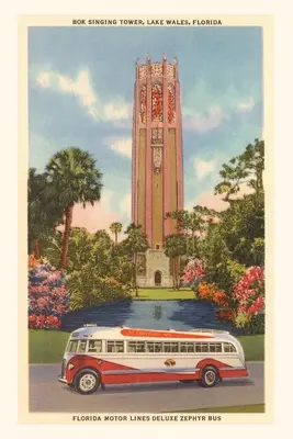 Vintage Journal Bokova spievajúca veža, Lake Wales, Florida - Vintage Journal Bok Singing Tower, Lake Wales, Florida