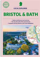 Miestny atlas ulíc Philip's Explorer Bristol a Bath - Philip's Local Explorer Street Atlas Bristol and Bath