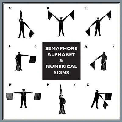Semaforová abeceda: A číslicové značky pre armádu - Semaphore Alphabet: And Numeral Signs For The Army