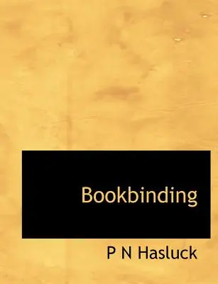 Knižná väzba - Bookbinding