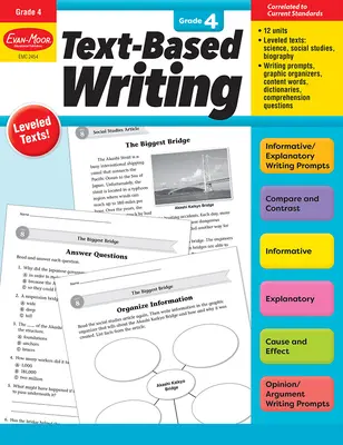 Písanie na základe textu, pomôcka pre učiteľa pre 4. ročník - Text-Based Writing, Grade 4 Teacher Resource