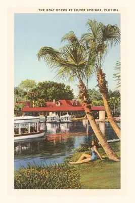 Vintage Journal Lodné doky, Silver Springs, Florida - Vintage Journal Boat Docks, Silver Springs, Florida