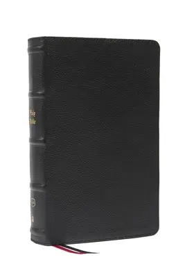 Kjv, Veľká jednoslúpcová referenčná Biblia v osobnej veľkosti, pravá koža, čierna, červené písmená, indexované palcom, pohodlná tlač: Svätá Biblia, Kráľ Jakub - Kjv, Personal Size Large Print Single-Column Reference Bible, Genuine Leather, Black, Red Letter, Thumb Indexed, Comfort Print: Holy Bible, King James
