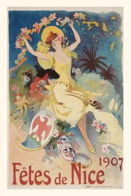 Vintage Journal 360 Plagát na slávnostné podujatie v Nice, 1907 - Vintage Journal 360 Poster for Nice Gala, 1907