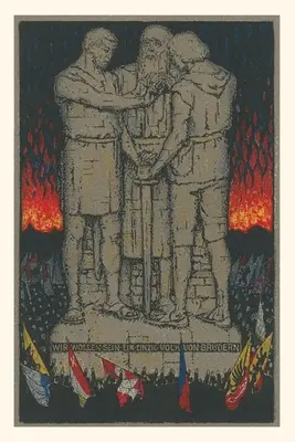 Vintage Journal Socha nemeckého bratstva - Vintage Journal German Brotherhood Statue