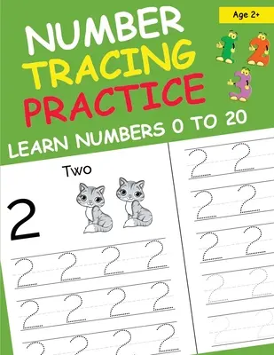 Cvičenie na obkresľovanie čísel Učíme sa čísla od 0 do 20 - Number Tracing Practice Learn Numbers 0 to 20